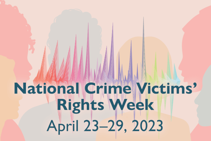 The national center for victims of crime advises victims to